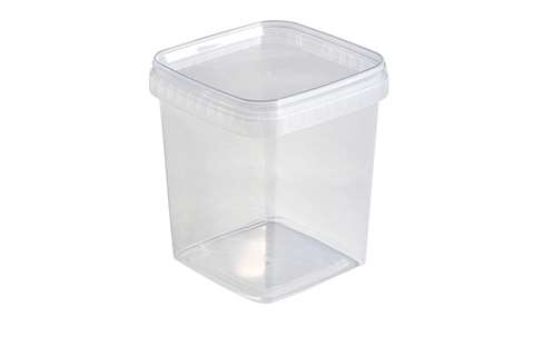 Pot 195x195mm - 5000ml - excl. couvercle - serie Unipak carre