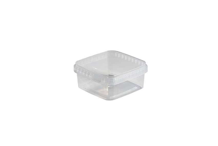Pot 129x129mm - 600ml - excl. lid - serie Unipak square 