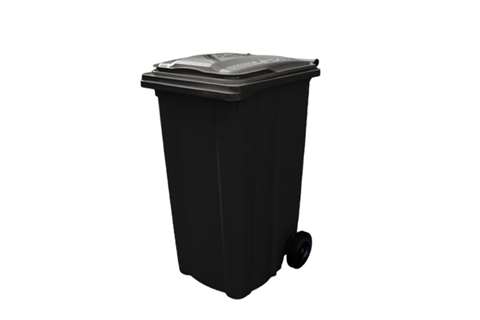 Conteneur à déchets sur 2 roues - 120l
