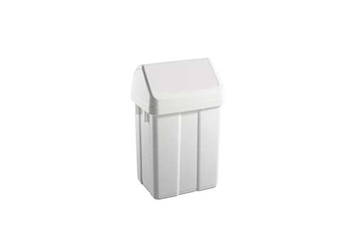 Mülltonne mit Klappdeckel 12l - 250x200x400mm
