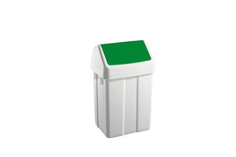 Mülltonne mit Klappdeckel 12l - 250x200x400mm