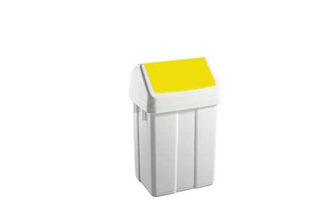 Mülltonne mit Klappdeckel 12l - 250x200x400mm
