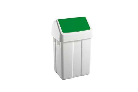 Mülltonne mit Klappdeckel 25l - 330x270x520mm