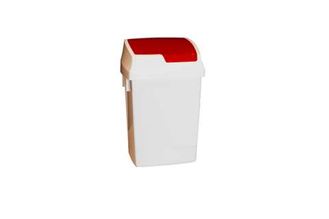 Mülltonne mit Klappdeckel 25l - 330x270x520mm