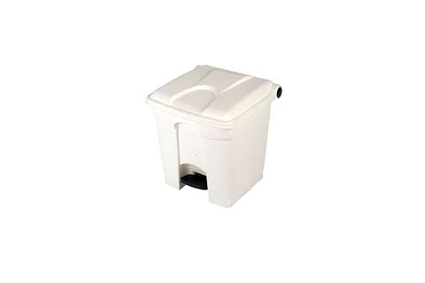 Poubelle rectangulaire à pédale 30l - 410x398x435mm