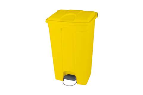 Poubelle rectangulaire à pédale 90l - 500x412x820mm