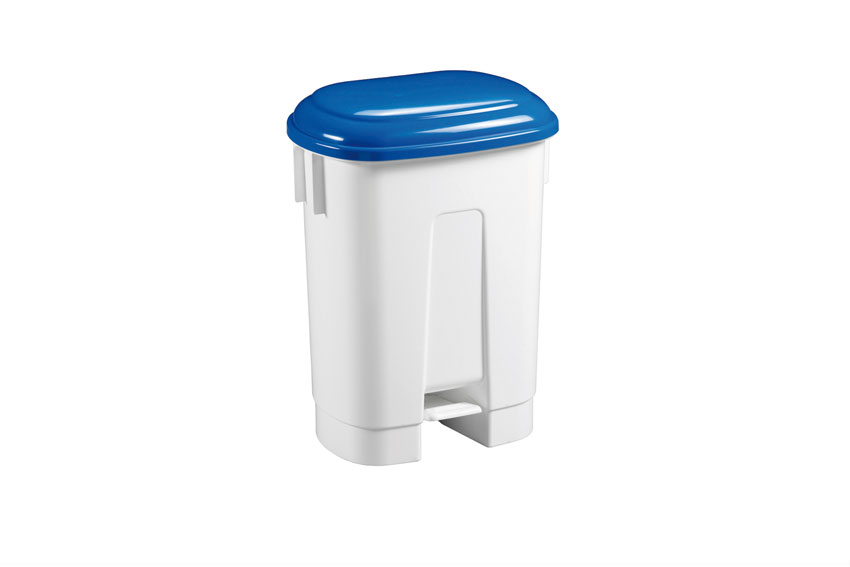 Waste bin with lid &amp; pedal - 60 l 