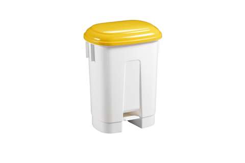 Poubelle avec couvercle & pédale - 60 l