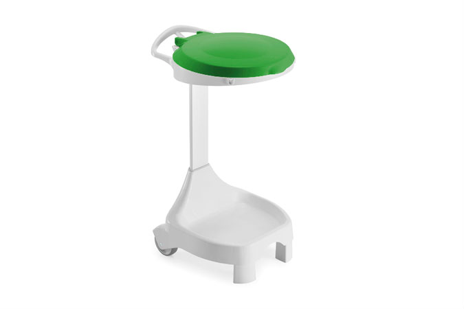 Support sac poubelle mobile - pour sac 120l 