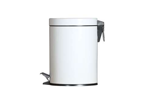 Poubelle ronde à pédale 5l