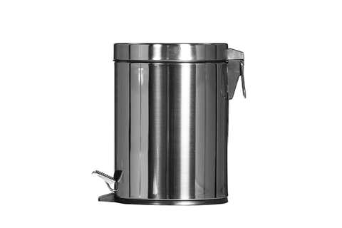 Poubelle ronde à pédale 5l