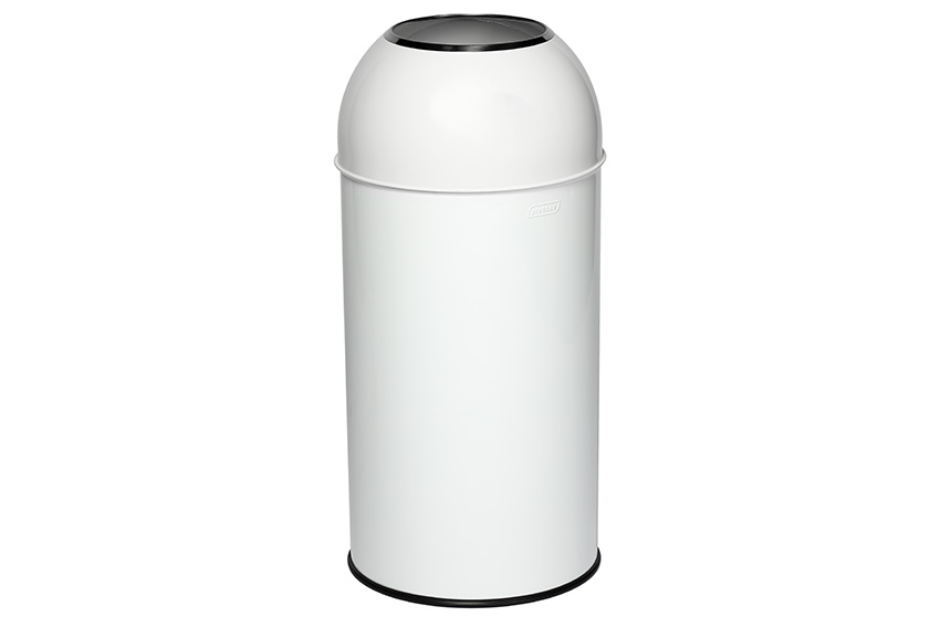 Poubelle avec ouverture - 40l - corps &amp; ouverture acier inox 