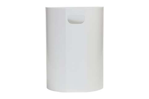 Poubelle murale demi-ronde - 20l - 350x190x495mm - incl. fixation murale